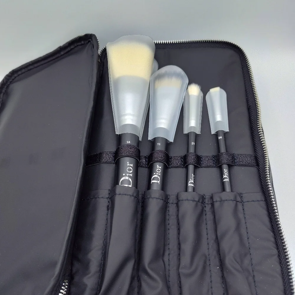 Dior Backstage VIP Luxury Makeup Brush Set Four 4-piece Case & Gift Box